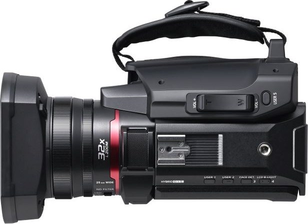 Panasonic HC-X1200 (4K/60p 10-bit, 1/2,5", 24x zoom, 25mm, OIS)