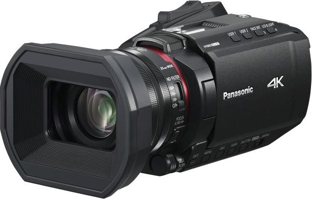 Panasonic HC-X1200 (4K/60p 10-bit, 1/2,5", 24x zoom, 25mm, OIS)
