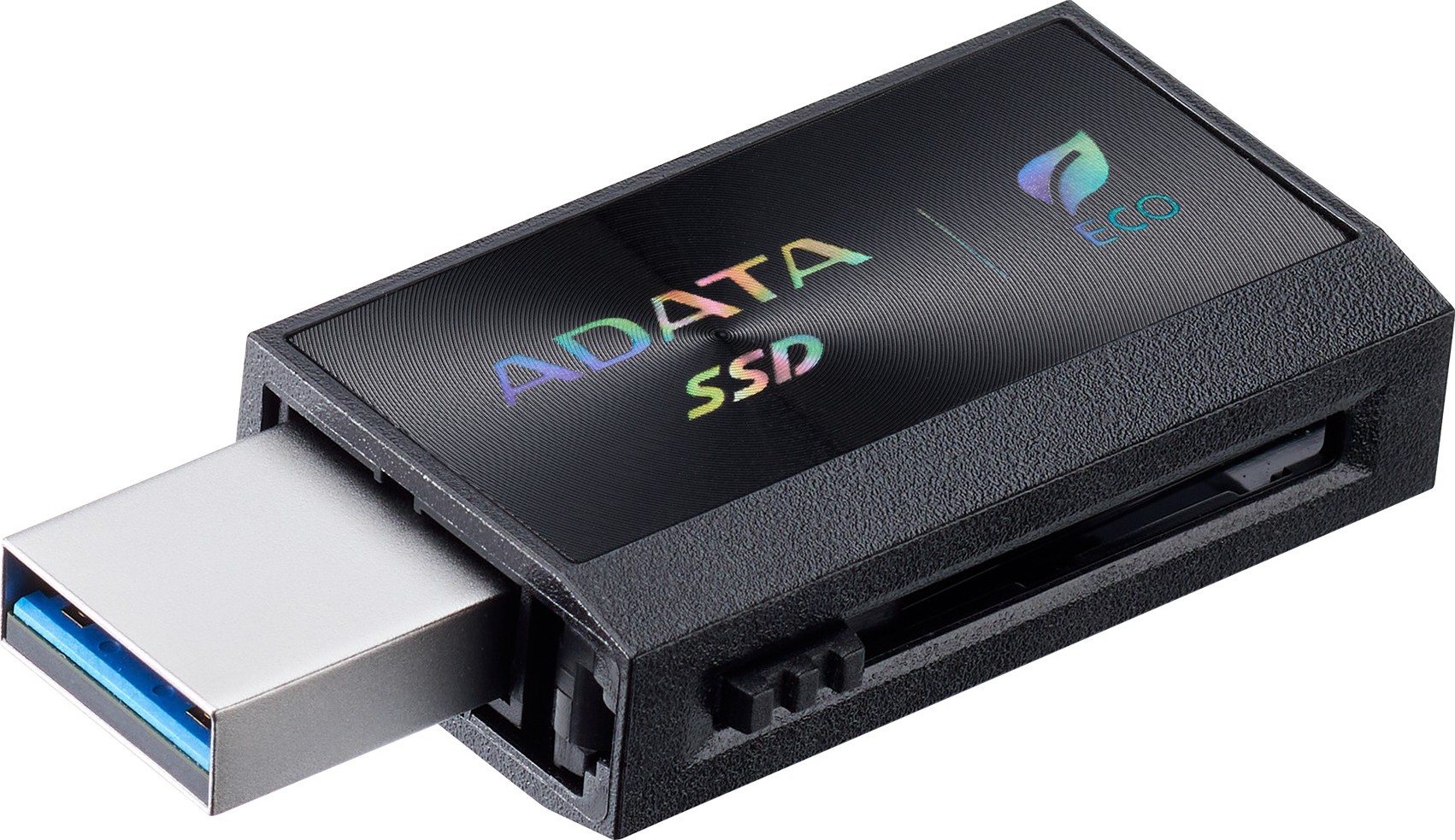 A-Data ADATA Externí SSD SC730 1TB, USB-C/A, USB 3.2 Gen2, černá