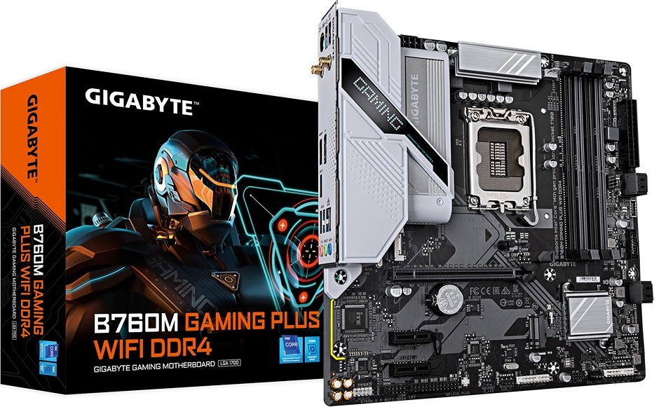 GIGABYTE MB Sc LGA 1700 B760M G P WIFI DDR4, Intel B760, 1xHDMI, 1xDP, 4xDDR4, mATX
