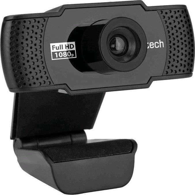 Webová kamera C-TECH CAM-11FHD, 1080P full HD, mikrofón, čierna