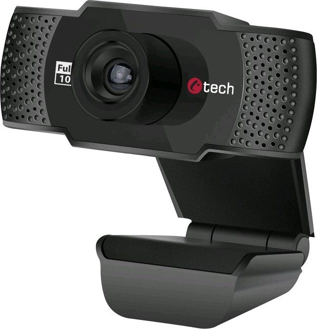 Webová kamera C-TECH CAM-11FHD, 1080P full HD, mikrofón, čierna