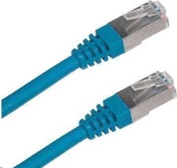 XtendLan patch kábel Cat6A, SFTP, LS0H - 0,3m, modrý (predaj po 10 ks)