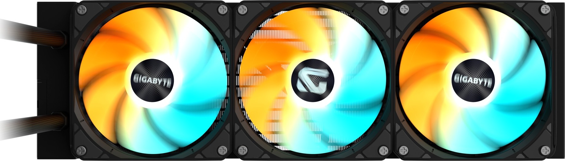 GIGABYTE Vodní chladič GAMING 360, 3x120mm, ARGB, LGA1851, AM5, černá