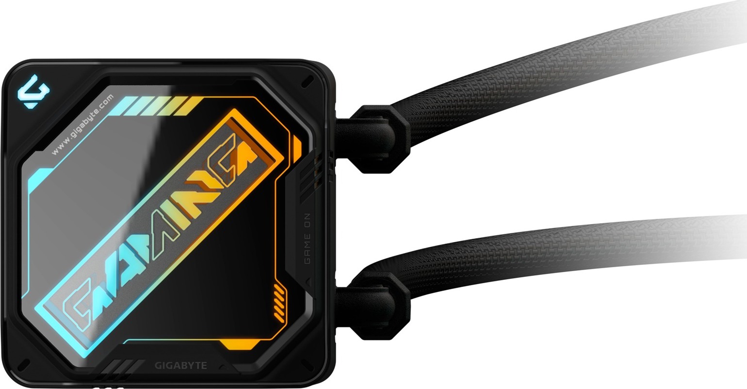 GIGABYTE Vodní chladič GAMING 360, 3x120mm, ARGB, LGA1851, AM5, černá