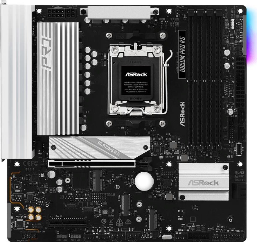 ASRock MB Sc AM5 B850M PRO RS, AMD B850, 4xDDR5, 1xDP, 1xHDMI, mATX