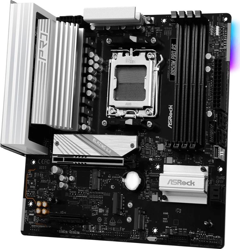 ASRock MB Sc AM5 B850M PRO RS, AMD B850, 4xDDR5, 1xDP, 1xHDMI, mATX