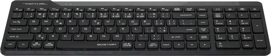 A4tech FStyler FBK23 AS, bezdrátová Dual mode Bluetooth+2,4G klávesnice, CZ, černá