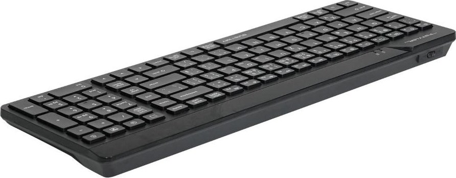 A4tech FStyler FBK23 AS, bezdrátová Dual mode Bluetooth+2,4G klávesnice, CZ, černá