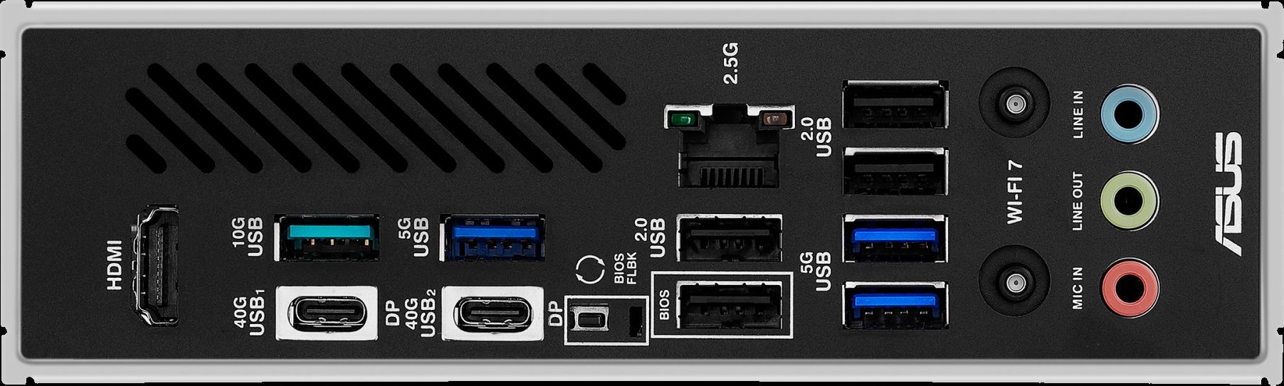 ASUS MB Sc AM5 X870 MAX GAMING WIFI7, AMD X870, 4xDDR5, 2xUSB4, 1xHDMI, WiFi
