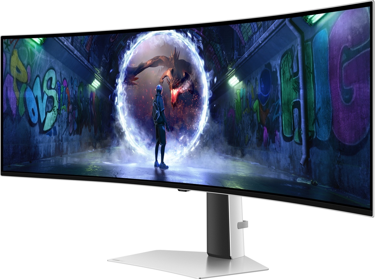 SAMSUNG MT LED LCD 49" Samsung Odyssey OLED G9 (G93SD) - 5120x1440, QD-OLED, Prohnutý 1800R, 240Hz