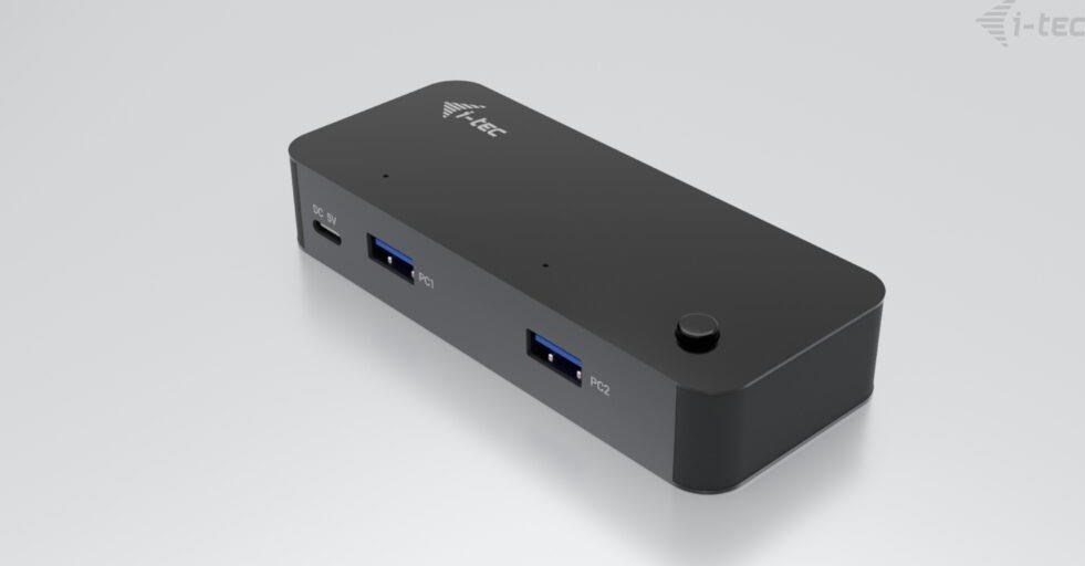 i-tec Universal KVM HUB 2x USB-C + 2x USB-A 3.0 Port