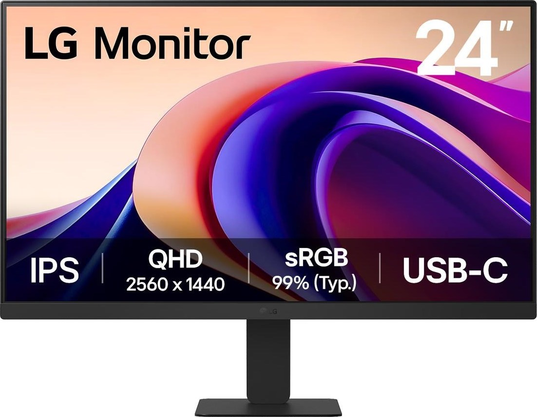 LG MT IPS LCD LED 23,8" 24U631A - IPS panel, 2560x1440, 100hz, HDMI, USB-C