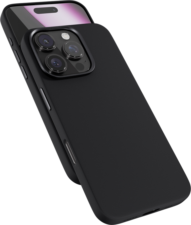 Epico Mag+ Silicone Pro kryt iP. 16 Pro Max - černý