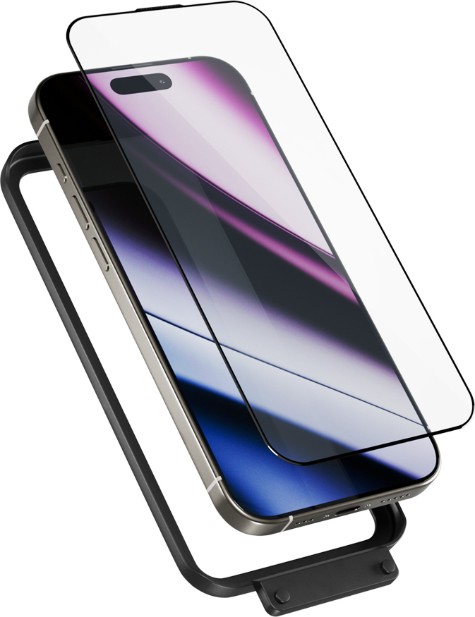 Epico Hero 3D sklo iPhone 16 Pro - s aplikátorem