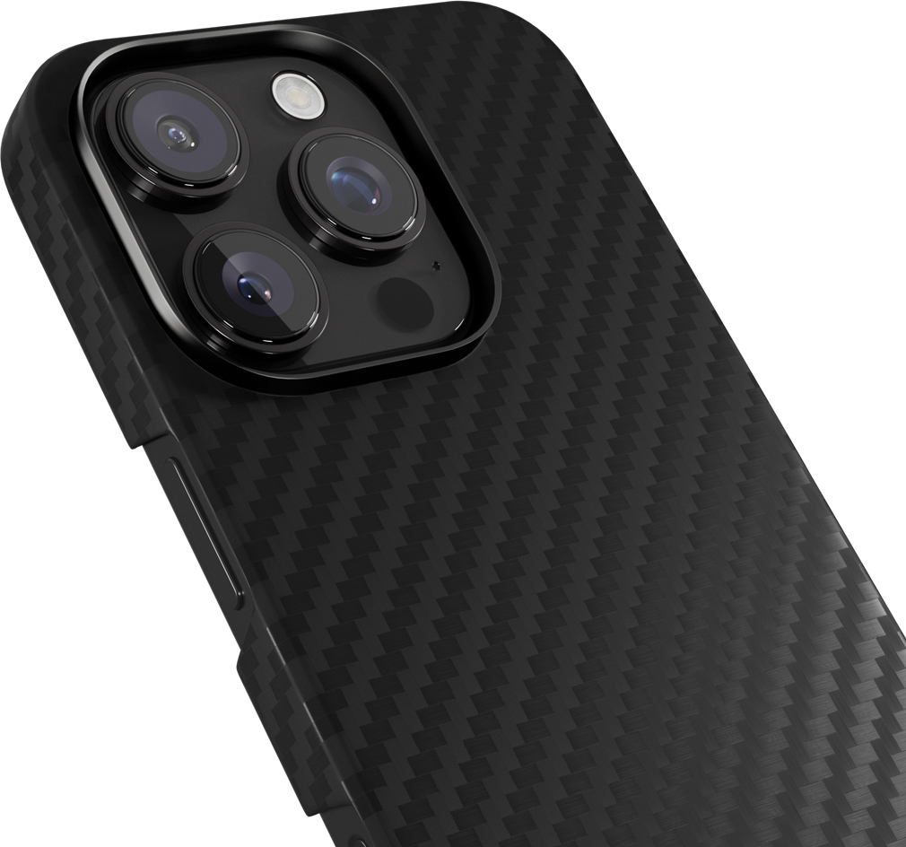 Epico Mag+ Carbon kryt pro iPhone 16 Pro - černý
