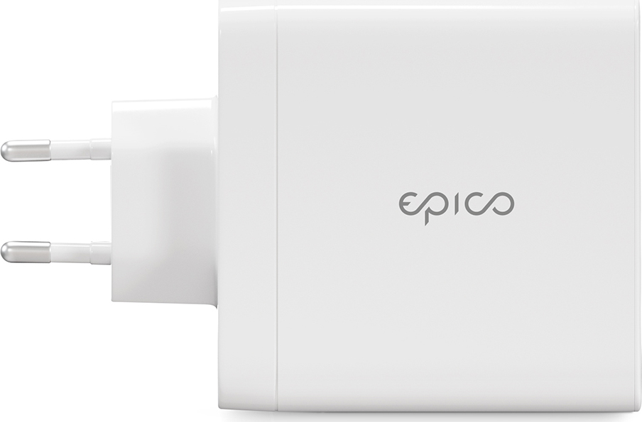Epico 140W GaN síťová nabíječka - bílá