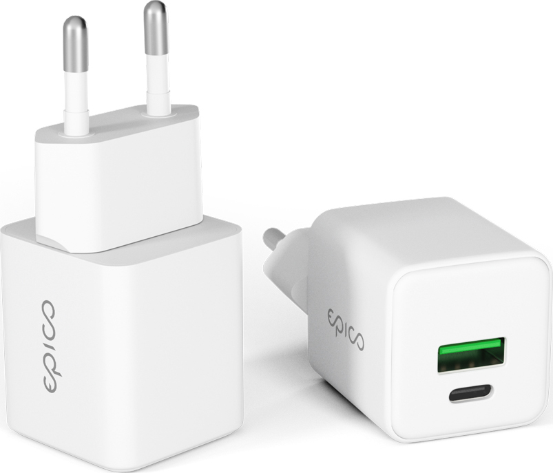 Epico UltraBoost GaN 20W síťový adaptér EA20 - bílá
