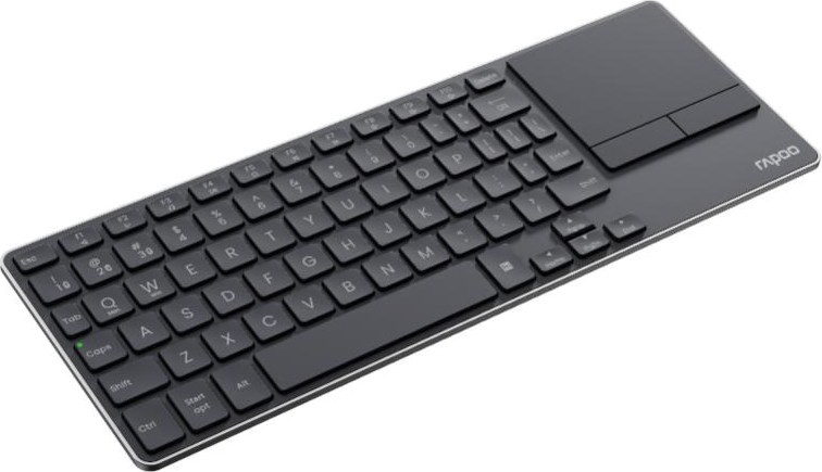 RAPOO Klávesnice E2810M, Bezdrátová 2.4GHz, Bluetooth, CZ/SK, černá