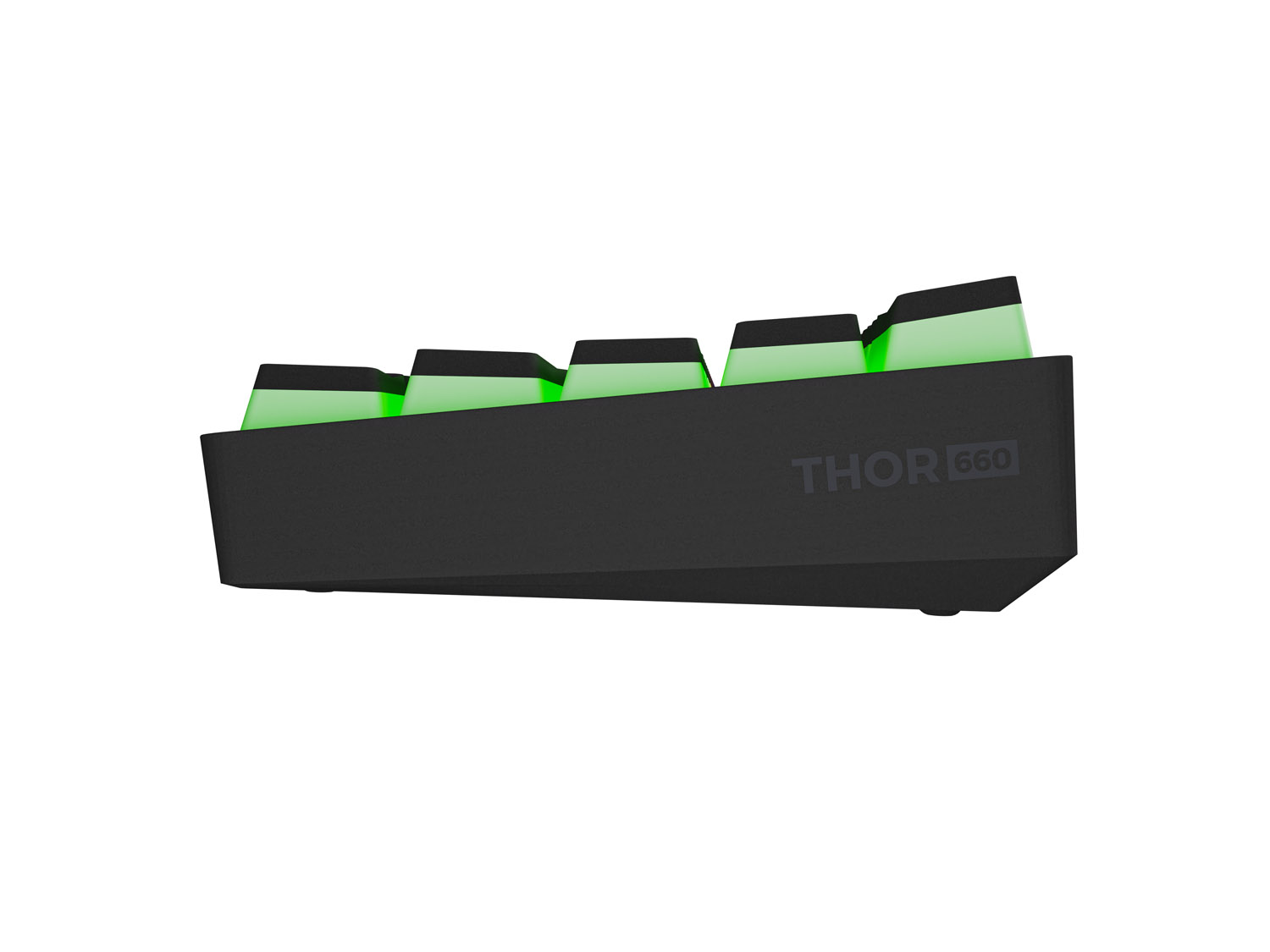 Genesis herní klávesnice THOR 660 G2/Gateron Brown/USB+BT/US layout/Bílá