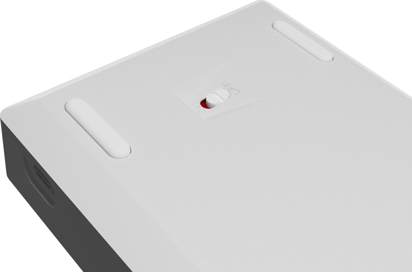 Genesis herní klávesnice THOR 660 G2/Gateron Red/USB+BT/US layout/Bílá