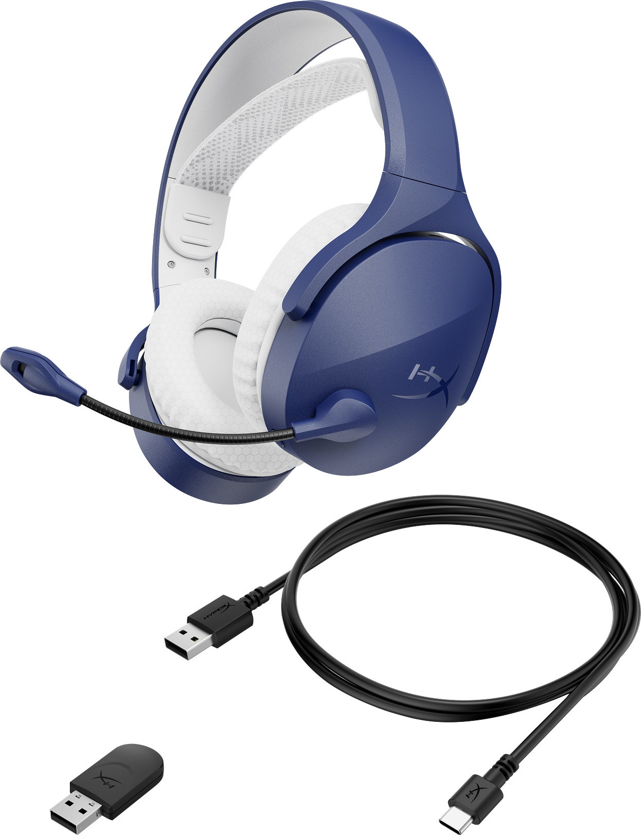 HP Inc. HyperX Cloud Jet Dual Wireless Gaming Headset, modrá