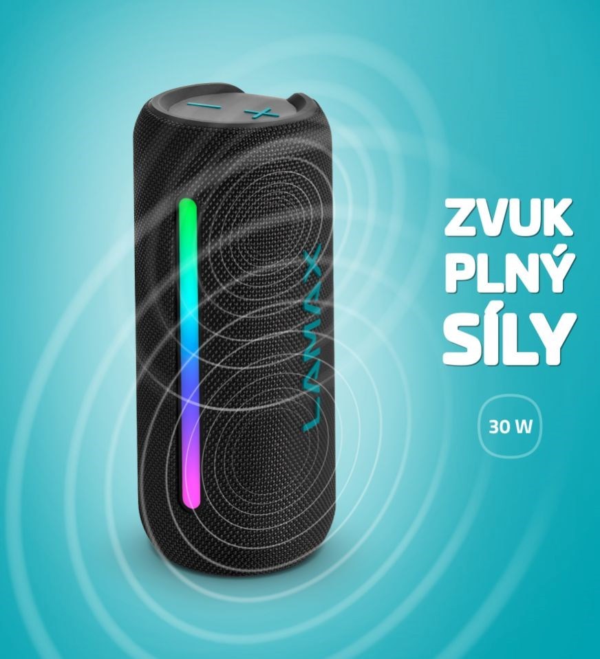 LAMAX LightNote1 - přenosný reproduktor