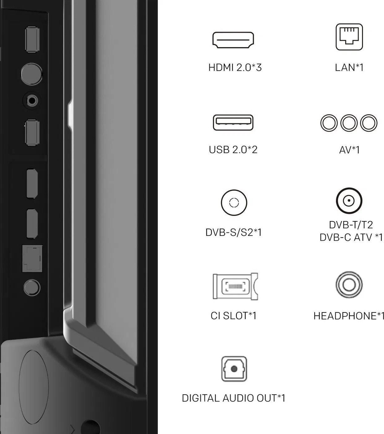 Metz 65MUD7000Z 65" TV, 4K Ultra HD, LED, Bluetooth, WiFi, Google TV, HDR, DTS Studio Sound