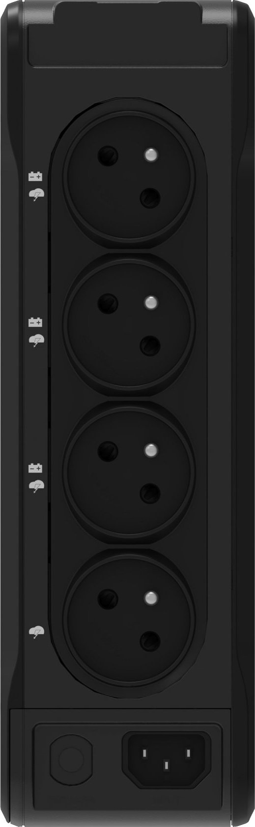 Eaton 3P Ellipse UPS FR, 550VA, 330W, Vstup: C14, Výstupy: (3) Typ E, (1) Pouze přepěťová ochrana Typ E, Tower