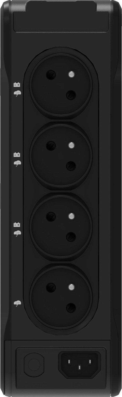 Eaton 3P Ellipse UPS FR, 700VA, 420W, Vstup: C14, Výstupy: (3) Typ E, (1) Pouze přepěťová ochrana Typ E, Tower