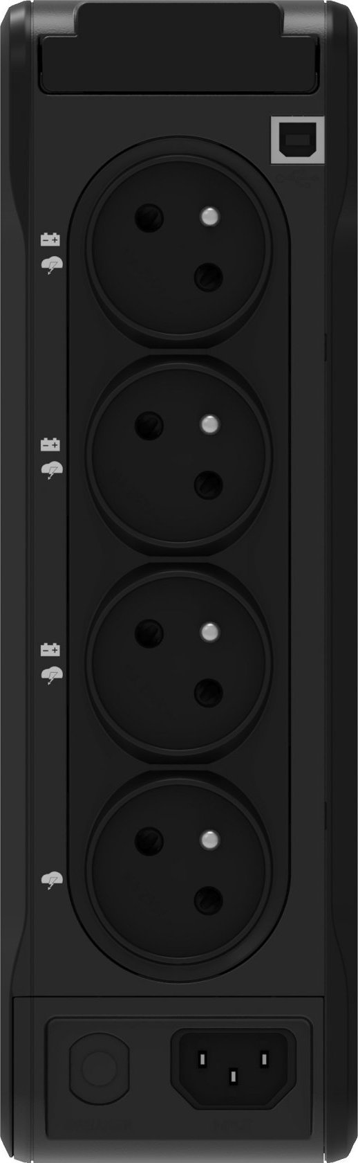 Eaton 3P Ellipse UPS USB FR, 900VA, 540W, Vstup: C14, Výstupy: (3) Typ E, (1) Pouze přepěťová ochrana Typ E, USB nabíj