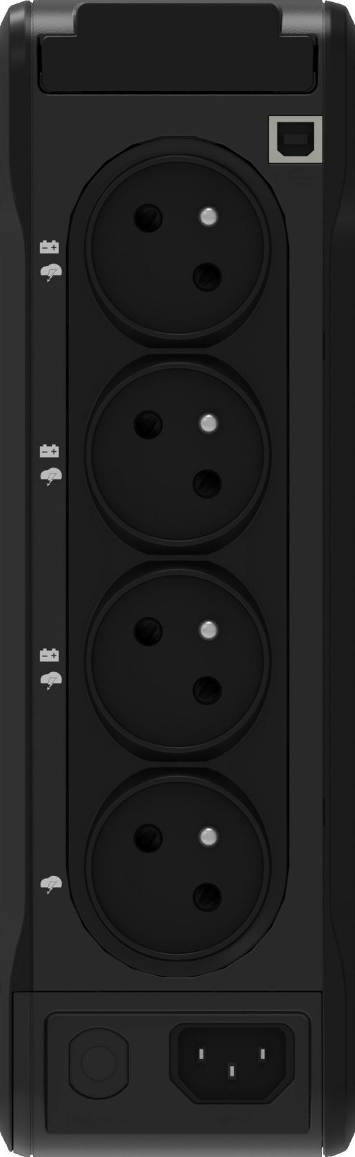Eaton 3P Ellipse UPS USB FR, 1300VA, 840W, Vstup: C14, Výstupy: (4) Typ E, (4) Pouze přepěťová ochrana Typ E, USB nabí