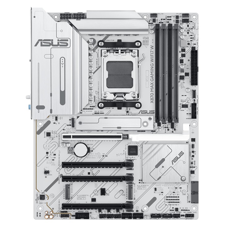 ASUS MB Sc AM5 X870 MAX GAMING WIFI7 W, AMD X870, 4xDDR5, 2xUSB4, 1xHDMI, WiFi