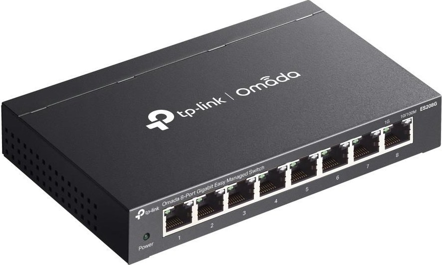 TP-Link OMADA switch ES208G (8xGbE,fanless)