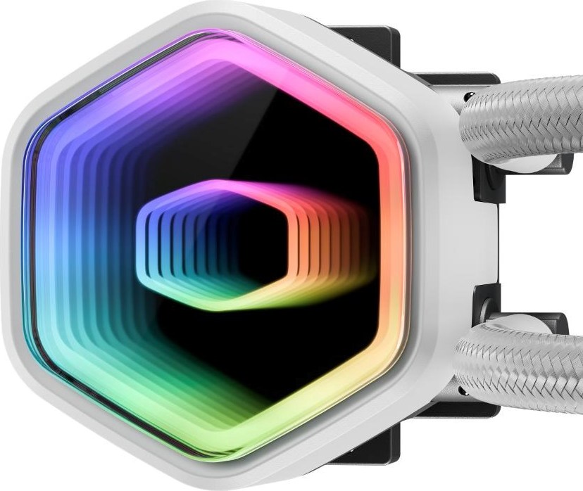 CoolerMaster Cooler Master vodní chladič MasterLiquid 360 Core II, 3x120mm, LGA1851, AM5, bílá