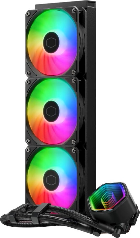 CoolerMaster Cooler Master vodní chladič MasterLiquid 360 Core II, 3x120mm, LGA1851, AM5, černá
