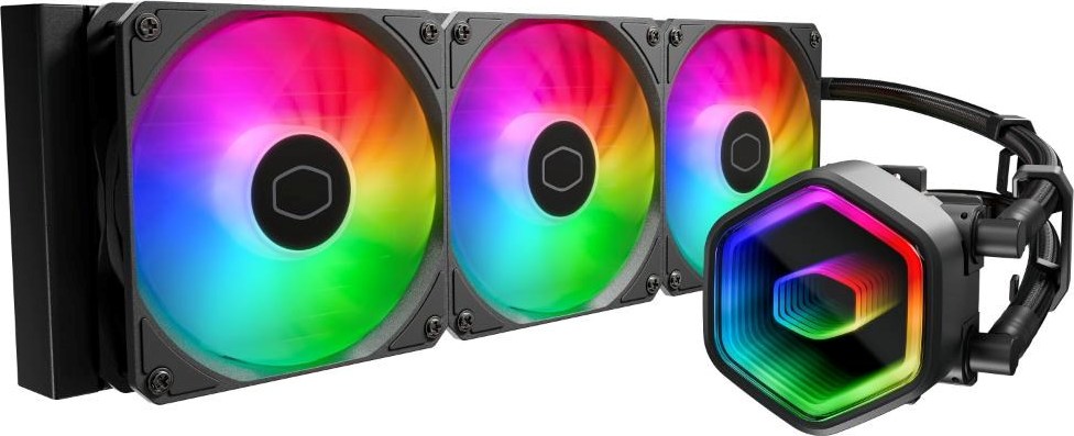 CoolerMaster Cooler Master vodní chladič MasterLiquid 360 Core II, 3x120mm, LGA1851, AM5, černá