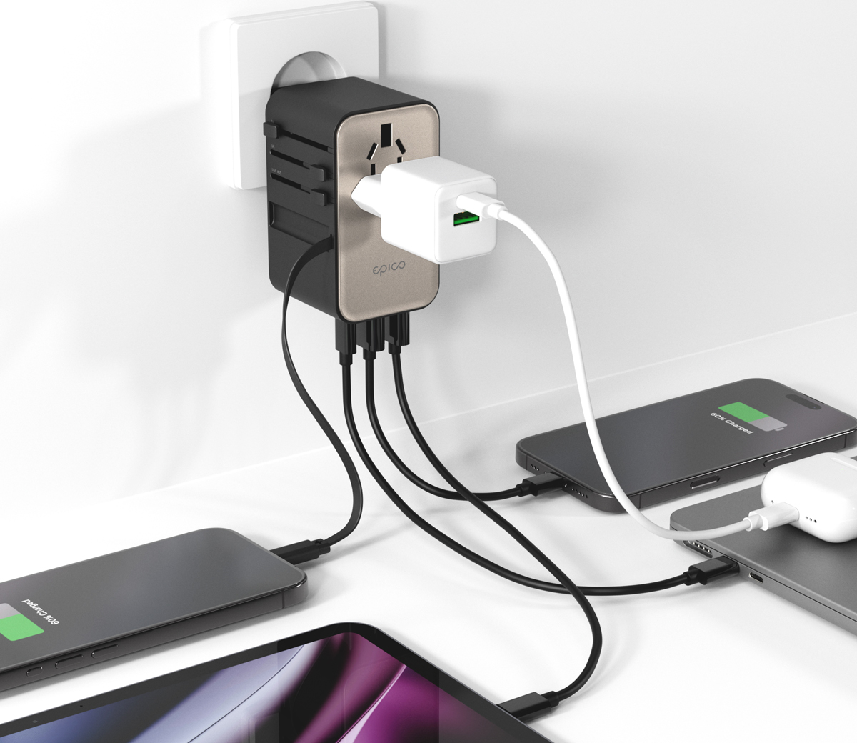 Epico UltraBoost GaN 70W cestovní adaptér EU70