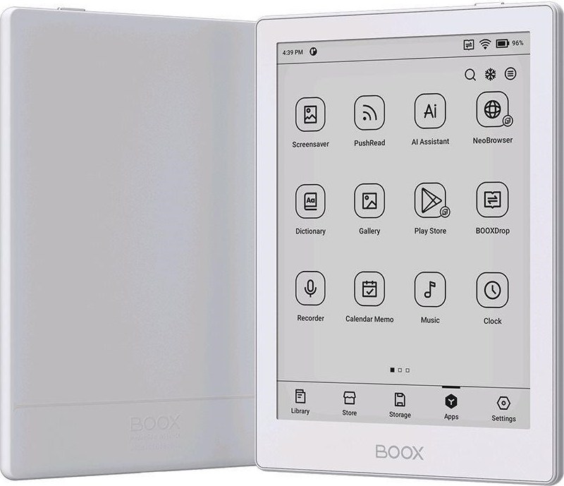NoName E-book ONYX BOOX GO 6, bílá, 6" Carta 1300, 32GB, Bluetooth, Android 11, E-ink displej