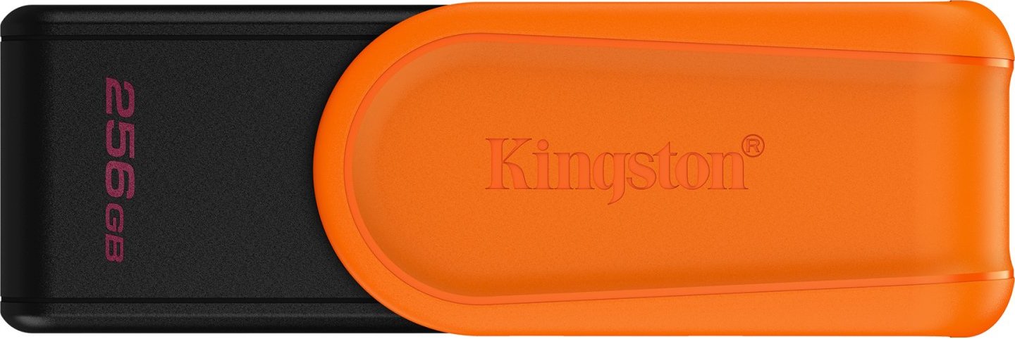 Kingston Flash Disk 256GB USB3.2 Gen 1 DataTraveler Exodia S (Black + Orange)