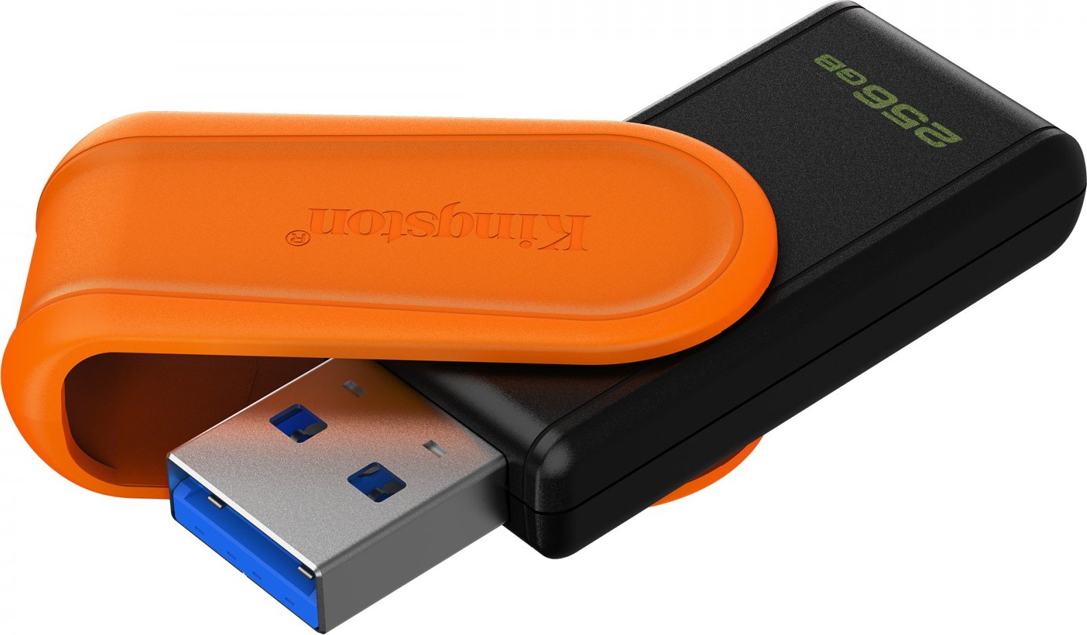Kingston Flash Disk 256GB USB3.2 Gen 1 DataTraveler Exodia S (Black + Orange)