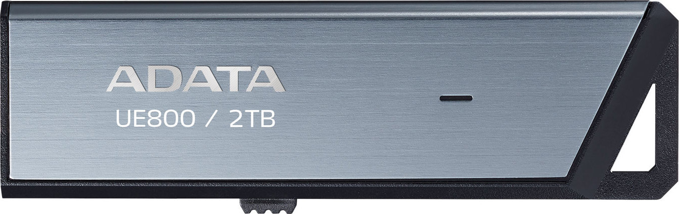 A-Data ADATA Flash Disk 2TB UE800, USB-C 3.2, R:1000/W:1000MB/s, stříbrná