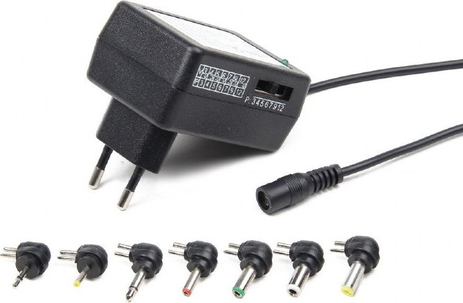 GEMBIRD Universal AC-DC adapter, 24 W