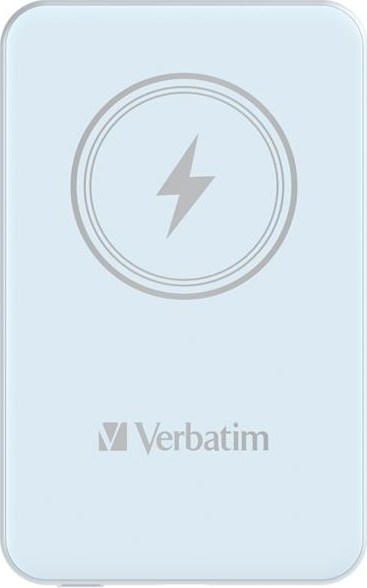 VERBATIM Powerbanka Charge 'n' Go, Magnetická, 5000 mAh, USB-C, Modrá