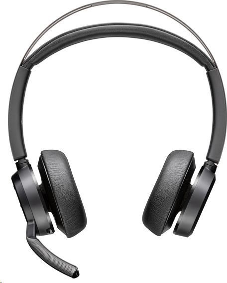 HP Inc. Poly Voyager Focus 2 bezdrátová náhlavní souprava, USB-A/C adaptér, stereo