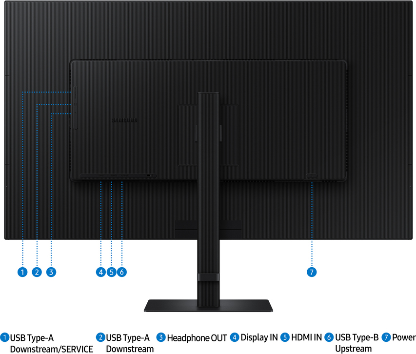 SAMSUNG MT LED LCD 37" ViewFinity S8 (S80D) 3840x2160 UHD