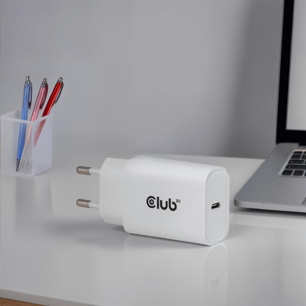 Club 3D Club3D Nabíječka, USB-C, Power Delivery 15V/2A, 2-pack, bílá