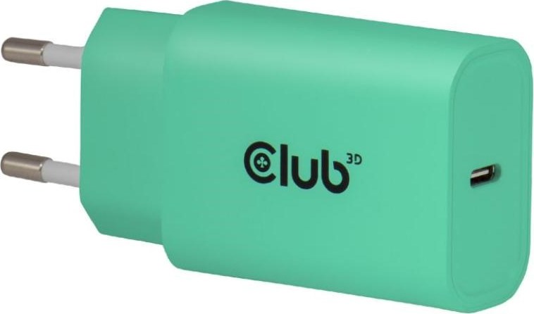 Club 3D Club3D Nabíječka, USB-C, Power Delivery 15V/2A, 2-pack, zelená