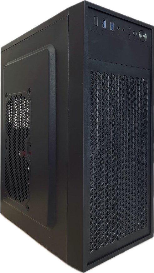EUROCASE skříň ML N6-530B, ATX, 2x USB-A, 1x USB-C, 2x 120mm ARGB Fan, černá