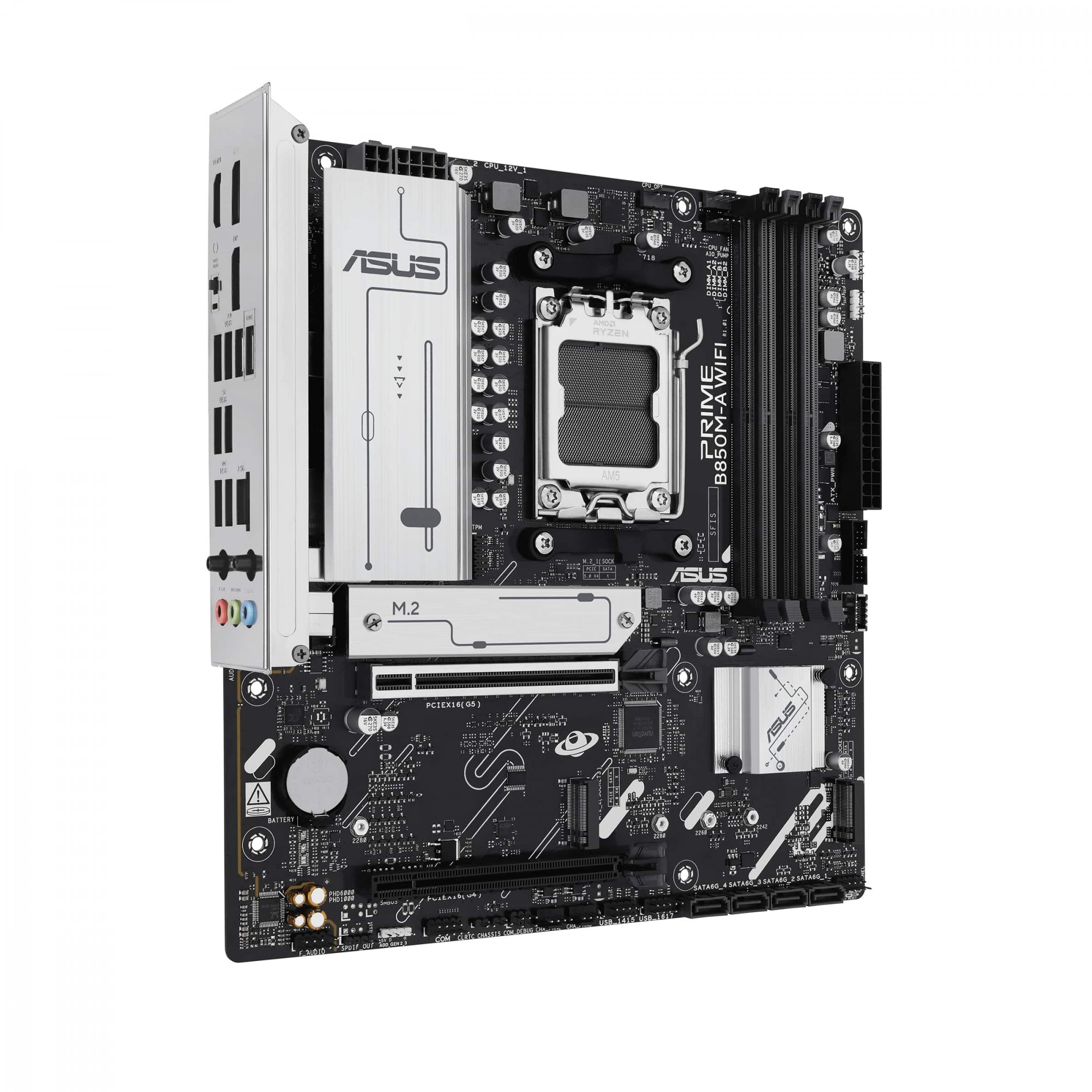 ASUS MB Sc AM5 PRIME B850M-A WIFI, AMD B850, 4xDDR5, 2xDP, 1xHDMI, WiFi, mATX